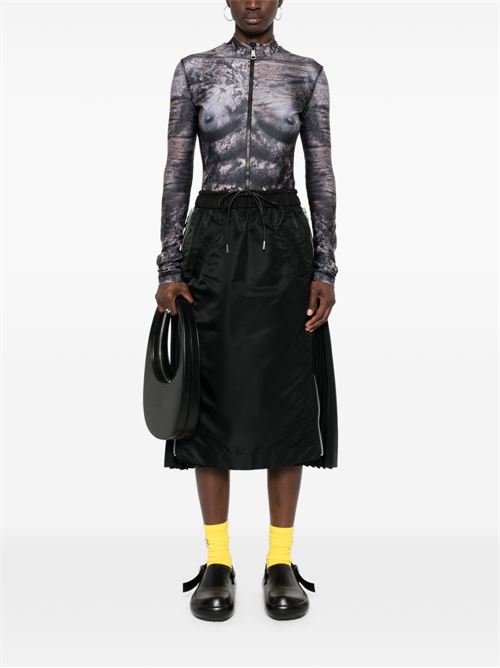 Twill skirt SACAI | SCW204001