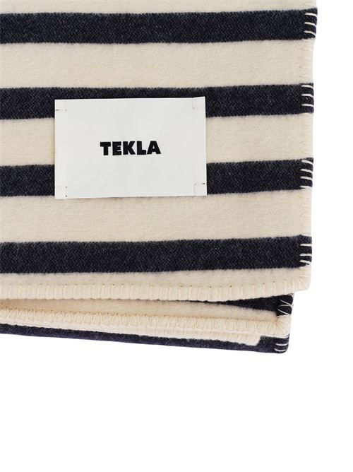 Striped Blanket TEKLA | 5740014937217130X180MAGPIESTRIPES