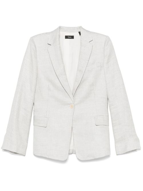 Blazer con moitvo pied-de-poule THEORY | O110310325P