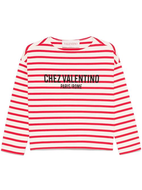 Striped T-shirt VALENTINO | 6B3MG24B961AS0