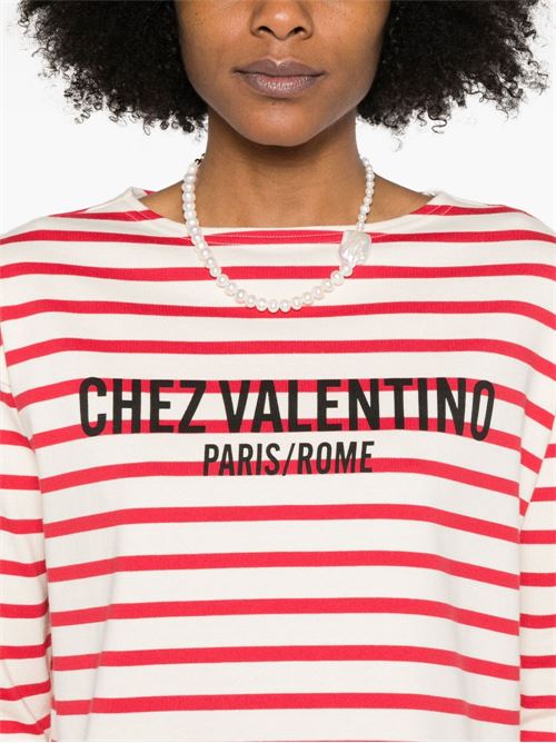 Striped T-shirt VALENTINO | 6B3MG24B961AS0