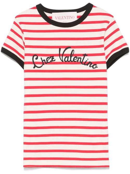 T-shirt a righe VALENTINO | 6B3MG24P961AS0