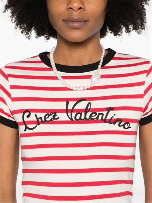 T-shirt a righe VALENTINO | 6B3MG24P961AS0