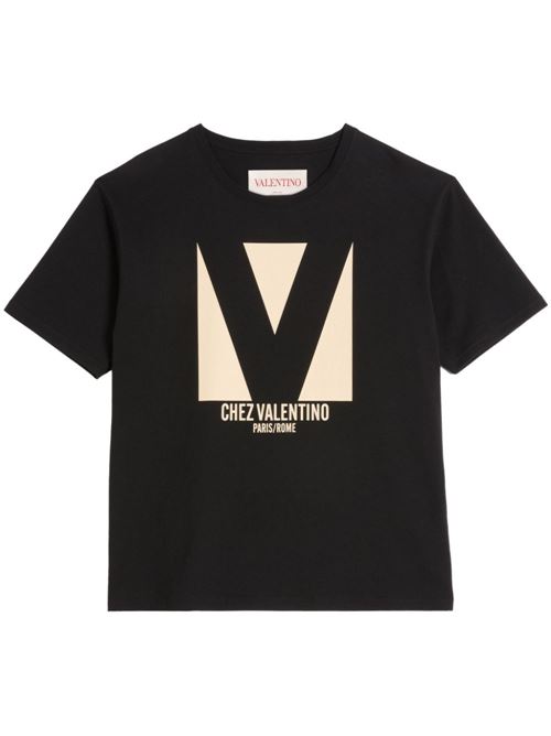 Chez Valentino t-shirt VALENTINO | 6V3MG16PAQ90NO