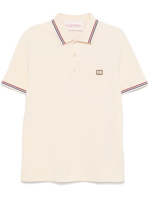 Polo in cotone con logo VALENTINO | 6V3MH01KAQJ581