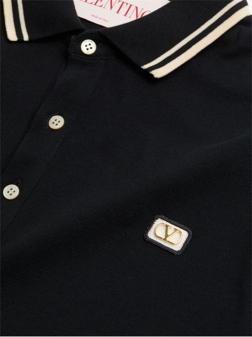 Polo in cotone con logo VALENTINO | 6V3MH01KAQK0NO