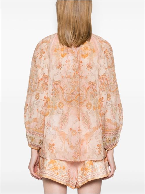 Billow Blouse ZIMMERMANN | 2446TRS252CRMPNKMUL