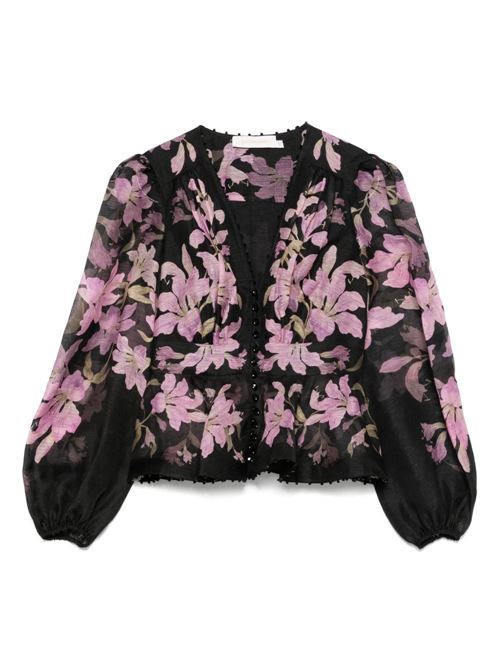 Dawing blouse ZIMMERMANN | 3877TS252BLKLLY