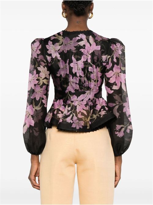 Dawing blouse ZIMMERMANN | 3877TS252BLKLLY