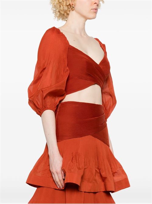 Pleated top ZIMMERMANN | 3915TS25RDKRD