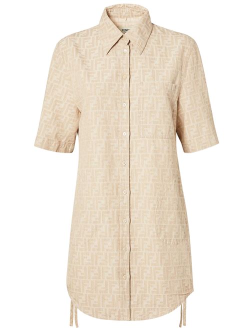 Chambray dress FENDI | FLD562ASMFF1SAZ