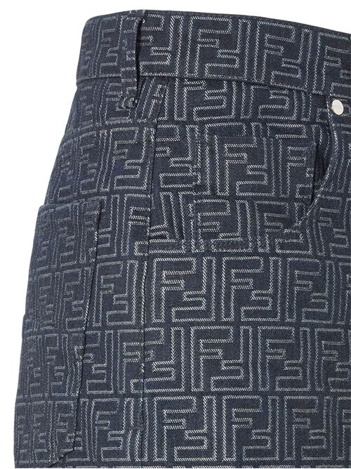 Denim shorts FENDI | FLP369AUX4F0BUZ