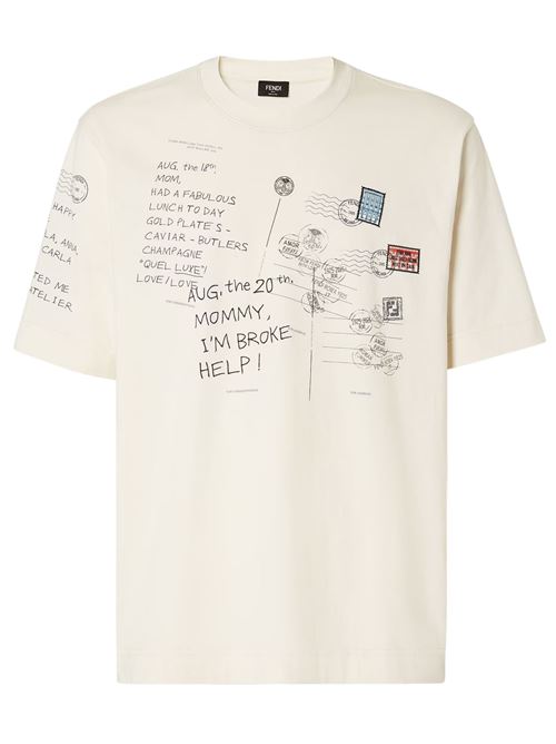 Printed T-shirt FENDI | FY0936AV0GF1P2N