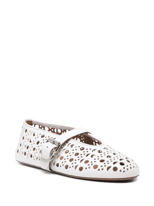 Perforated ballerina ALAIA | AA3A029CK216020