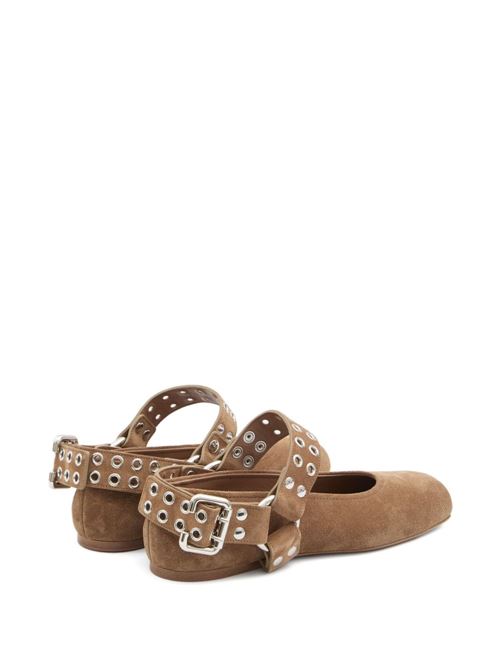 Ballerina flat biker ALAIA | AA3A041CK177731