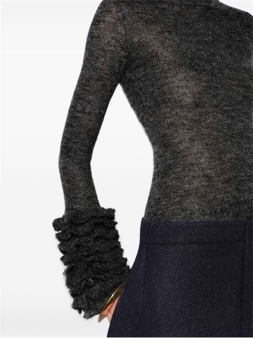 Ruffled sweater ALAIA | AA9G0076K101B821