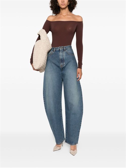 Jeans arrotondati ALAIA | AA9P0176D006B505