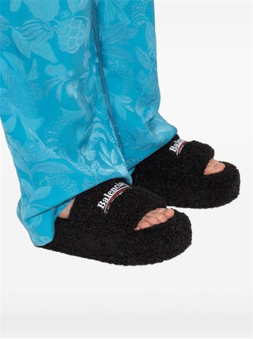 Slide Furry Platform BALENCIAGA | 762826W14C21096