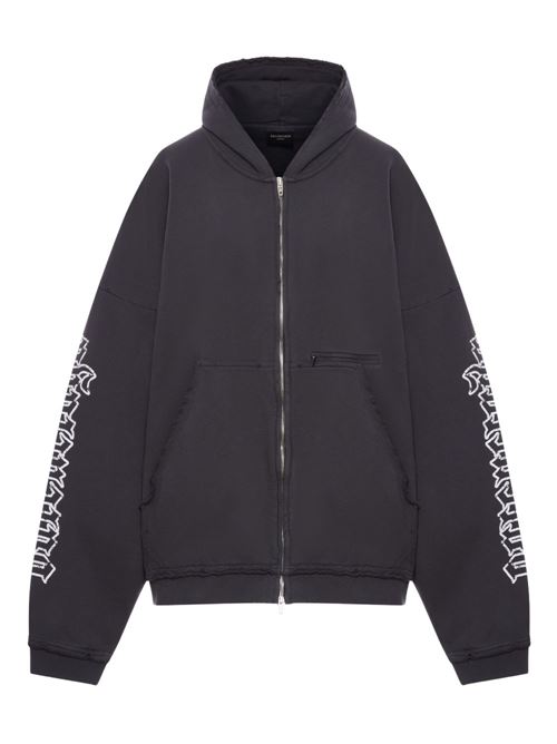 Pulled Blackletter Script Sweatshirt BALENCIAGA | 808227TSVW51041