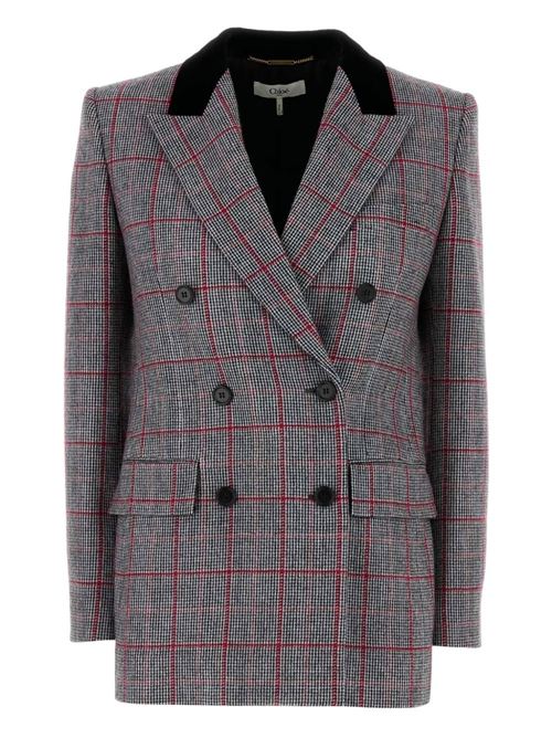 Blazer a quadri CHLOE' | CH25AVE64097905
