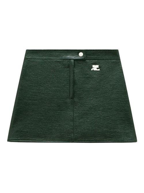 Minigonna in vinile riedition COURRÈGES | PERCJU001VY00148081