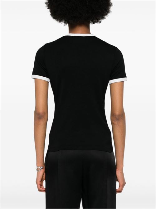 T-shirt con applicazione COURRÈGES | VESJTS017JS00709901