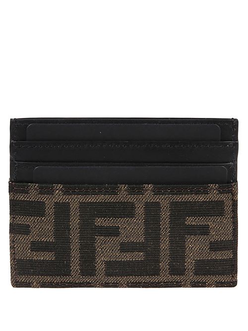 FF Jacquard Card Holder FENDI | 7M0164ALWKF0L3T