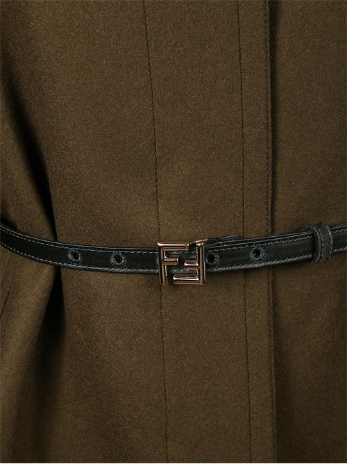 Cappotto midi monopetto FENDI | FF6150AJ0KF1T6G
