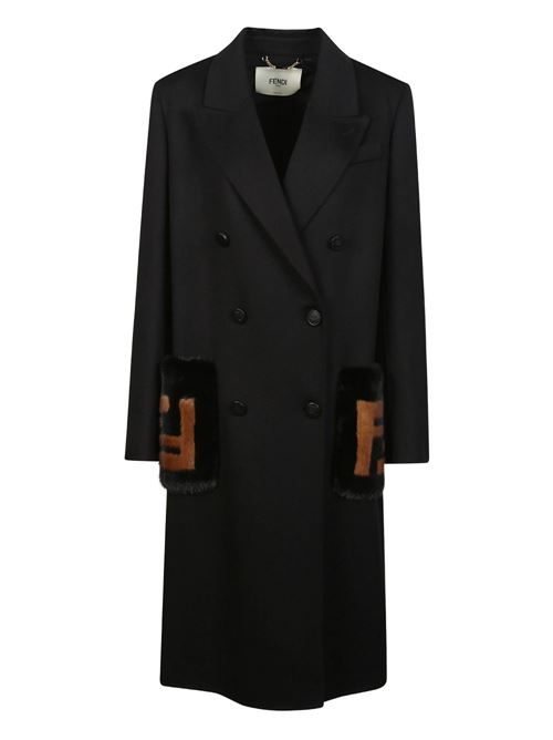 Cappotto in lana FENDI | FF8948W1DF0GME