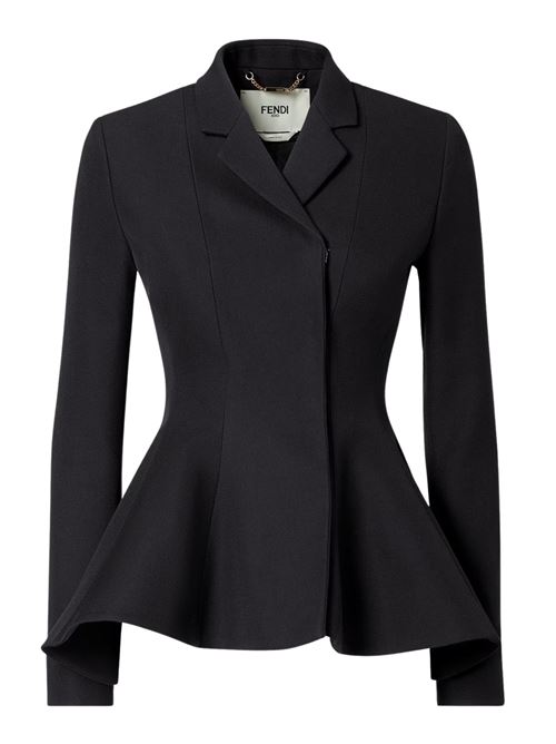 Blazer doppiopetto Grain de Poudre FENDI | FJ7644AJYFF0GME