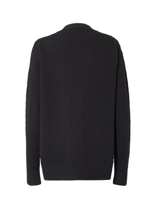 Oversized V-neck cardigan FENDI | FZE549AYM0F0GME