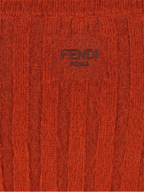 Gonna in mohair e lana FENDI | FZQ994AYLTF1TIN