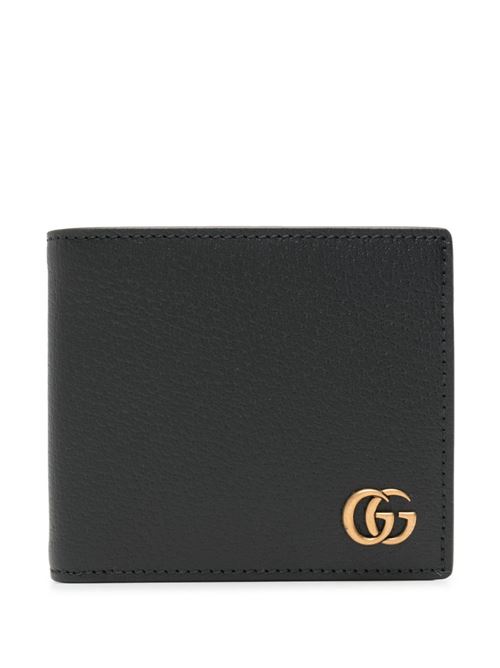 Portafoglio in pelle con logo GUCCI | 428725DJ20T1000