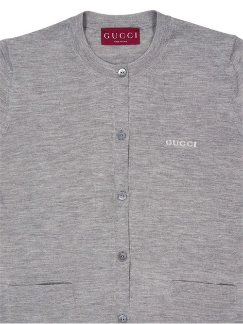 Cardigan con logo GUCCI | 830825XKEWD1014