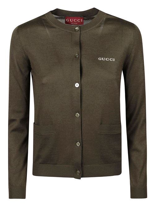 Cardigan in seta e cashmere GUCCI | 830825XKEWD3071