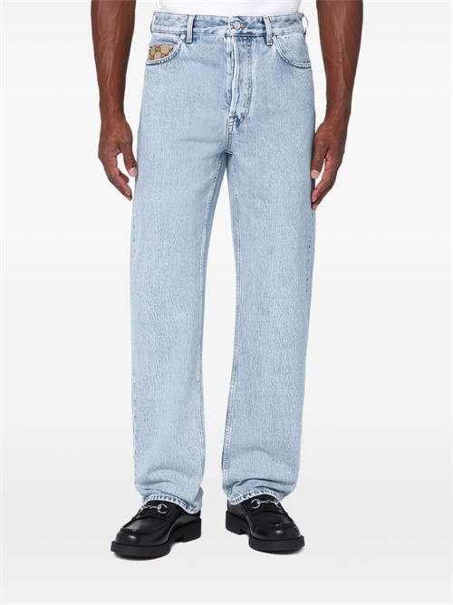 Faded jeans with GG insert GUCCI | 835219XDDCY4452