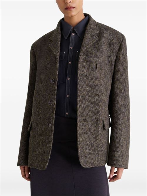 Blazer with houndstooth pattern LEMAIRE | JA1078LF1461BK923