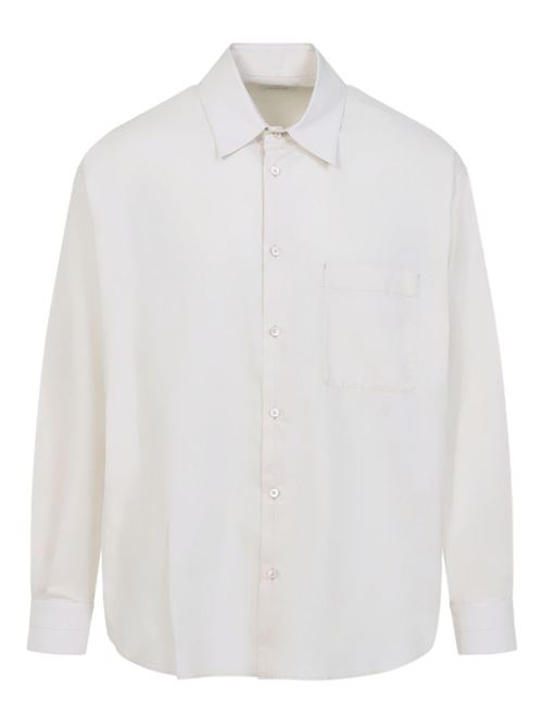Regular cotton and silk shirt LEMAIRE | SH1201LF1500WH048