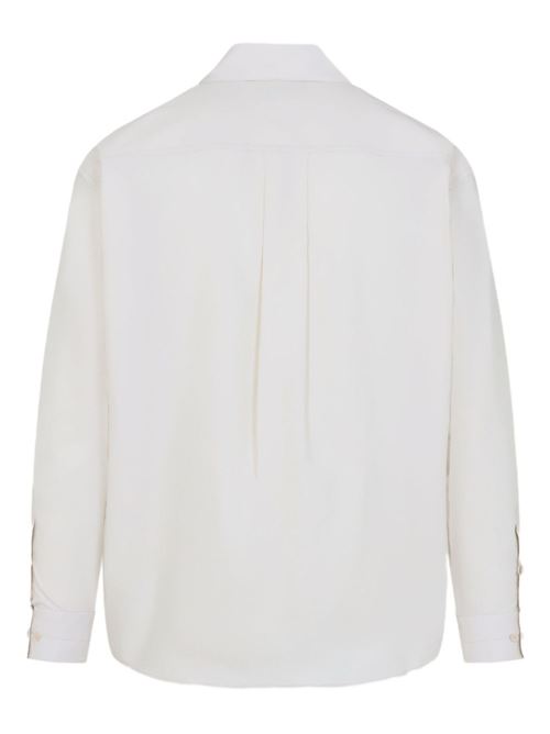 Regular cotton and silk shirt LEMAIRE | SH1201LF1500WH048
