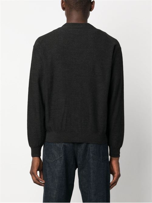 Cardigan con effetto mélange LEMAIRE | TO1082LK087BK966
