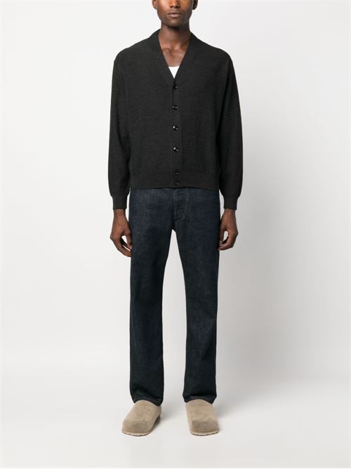 Cardigan con effetto mélange LEMAIRE | TO1082LK087BK966