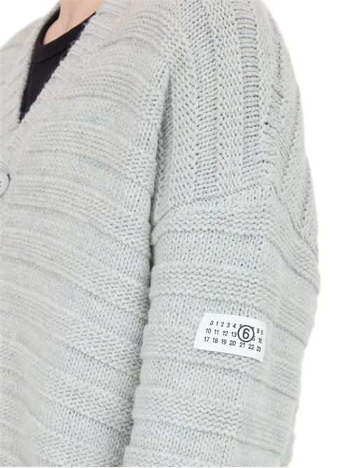 Cardigan con logo MM6 | SH0HP0005M13040857M