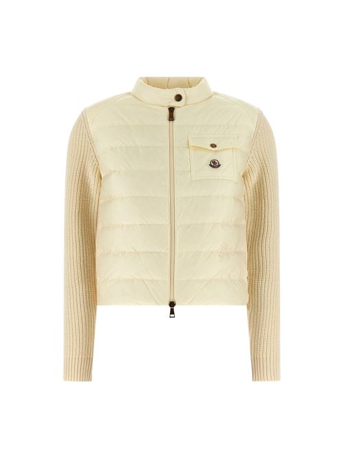 Padded cardigan with logo MONCLER | K20939B00028M4281034