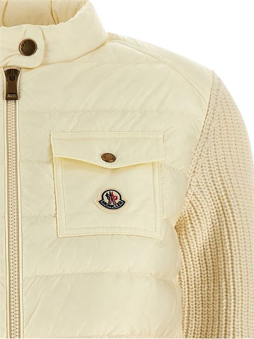 Padded cardigan with logo MONCLER | K20939B00028M4281034