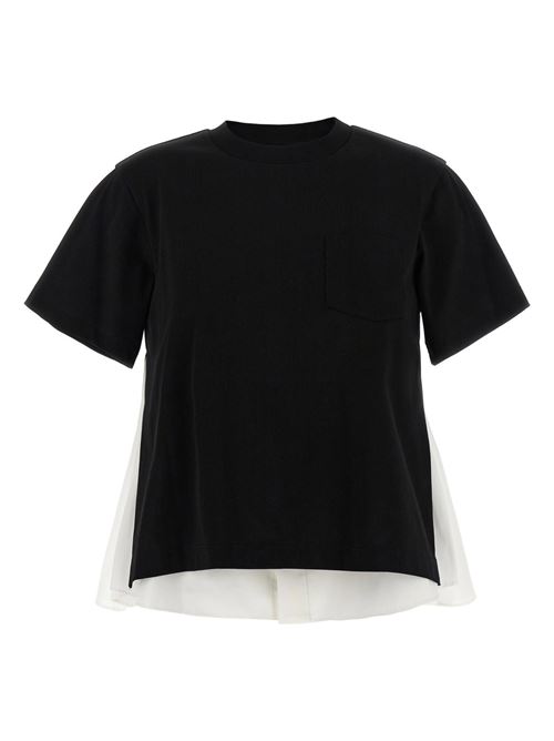 T-shirt con taschino SACAI | 2508014004