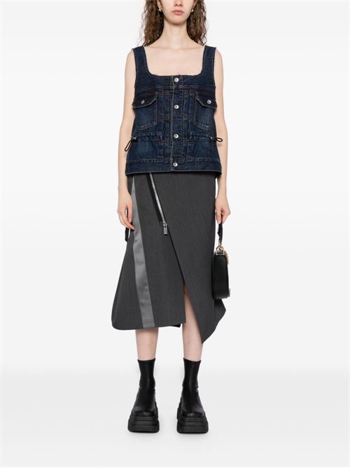 Gonna a righe SACAI | 2508117301