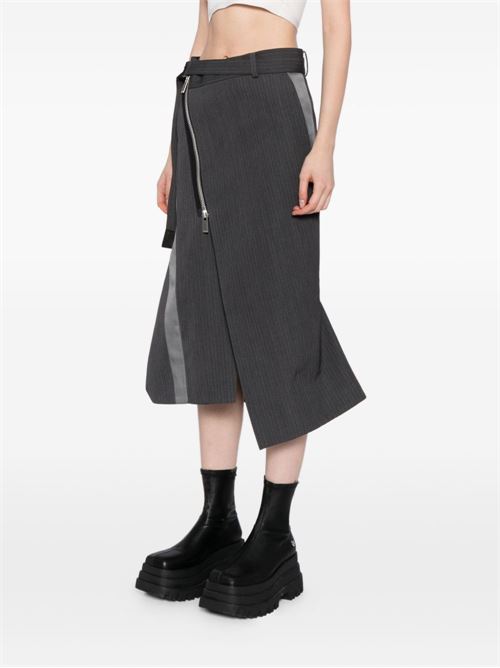 Gonna a righe SACAI | 2508117301