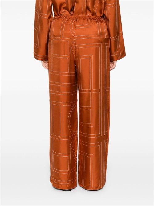 Pantalone monogram TOTEME | 241WRB1092FB0089161