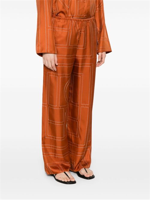 Pantalone monogram TOTEME | 241WRB1092FB0089161