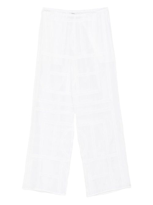 Geometric pattern trousers TOTEME | 253WRB0316FB0441047